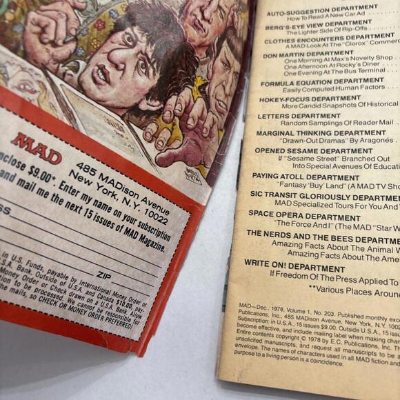 MAD Magazine #203 Dec 1978 Star Wars!​ - Picture 3 of 6